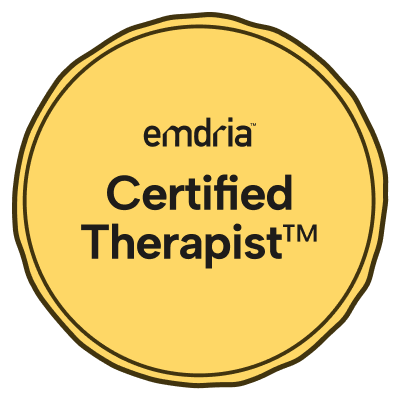 EMDRIA Certified Therapist certification badge